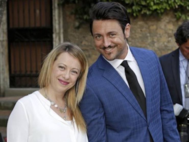 Giorgia Meloni e Andrea Giambruno (fonte web) 