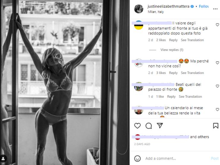 Justine Mattera (via Instagram) 26.10.2022-crmag.it (1)