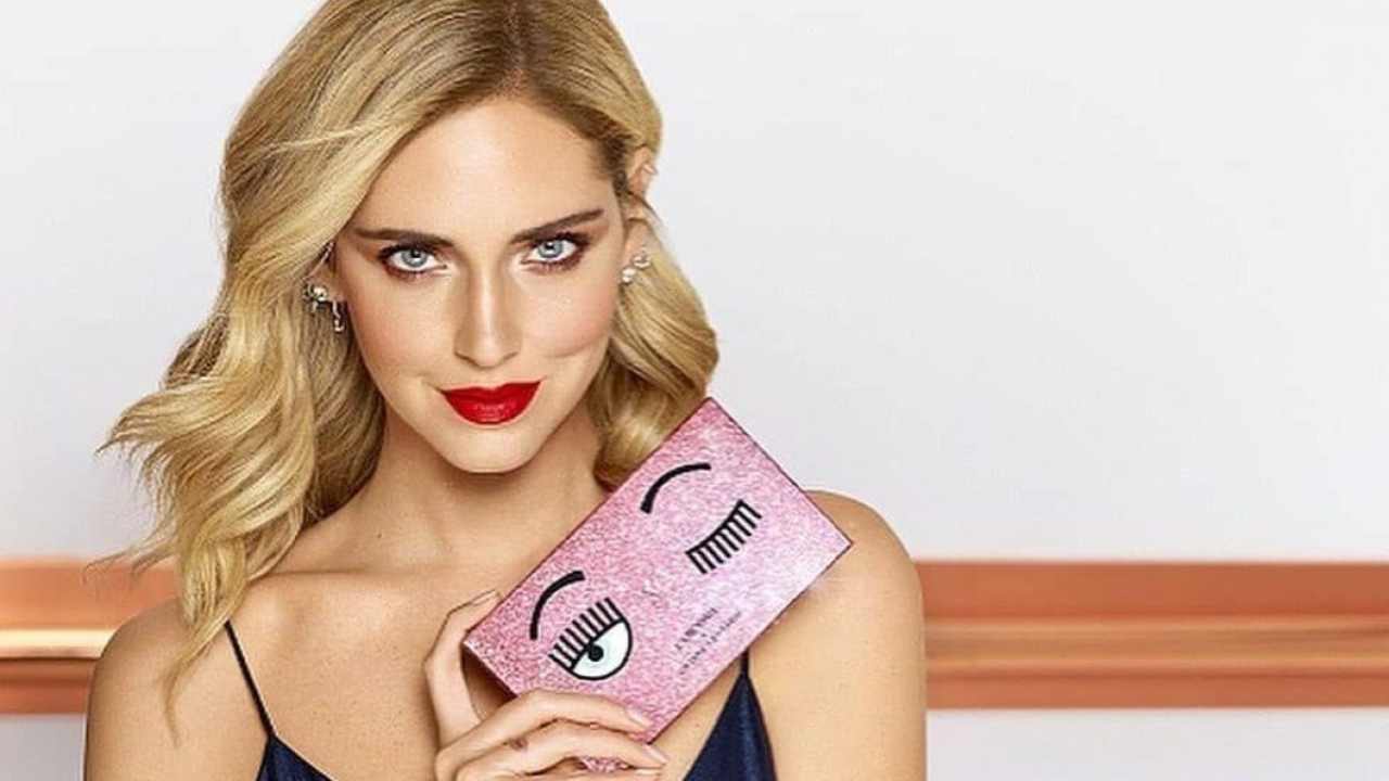 Chiara Ferragni in una campagna pubblicitaria di Lancome (fonte web)