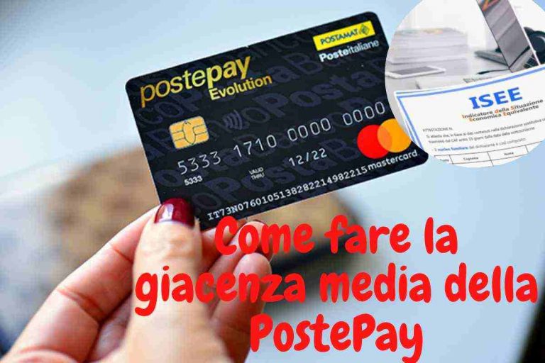 Puoi ottenere la giacenza media della tua PostePay farlo è semplicissimo